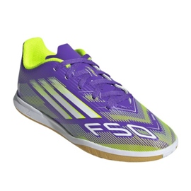 Adidas f50 club i jr ji0042 fotbollsskor purpur 1