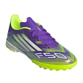 Adidas f50 liga tf jr ji0000 fotbollsskor purpur 1