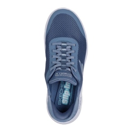 Skechers Go Walk Flex Grand Entry Shoes i 124836BL blå 1