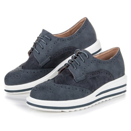 Vices Snörskor i mocka grå 1