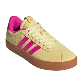 Adidas VL Court 3.0 skor i JR8649 gul 1
