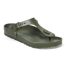 Mäns flip -flops Birkenstock Gizeh Eva 1019143 Green grön 1