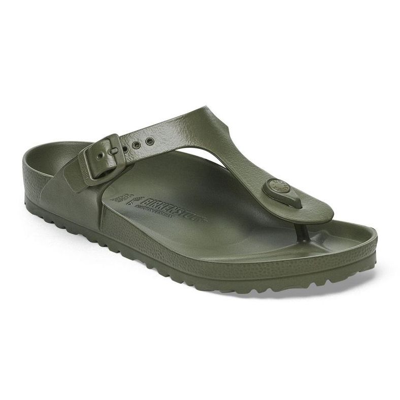 Mäns flip -flops Birkenstock Gizeh Eva 1019143 Green grön 1