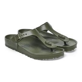 Mäns flip -flops Birkenstock Gizeh Eva 1019143 Green grön 3