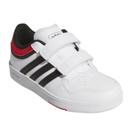 Adidas hoops 4.0 jfr c jr jq7863 skor vit 1