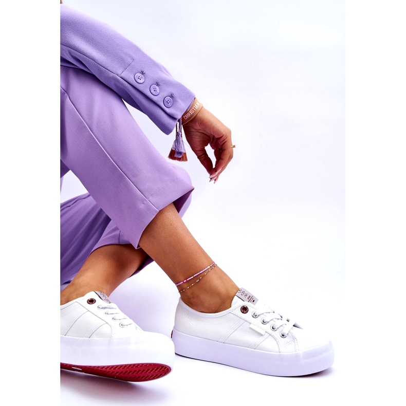 Kvinnors sneakers på Cross Jeans LL2R4040 Platform White vit 5