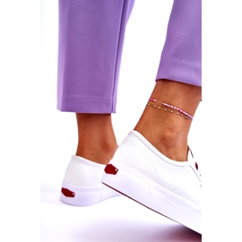 Kvinnors sneakers på Cross Jeans LL2R4040 Platform White vit 3