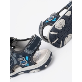 Shelvt Marinblå barnsandaler 1