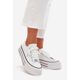 Boto Kvinnors sneakers på den massiva plattformen White Marinae vit 1