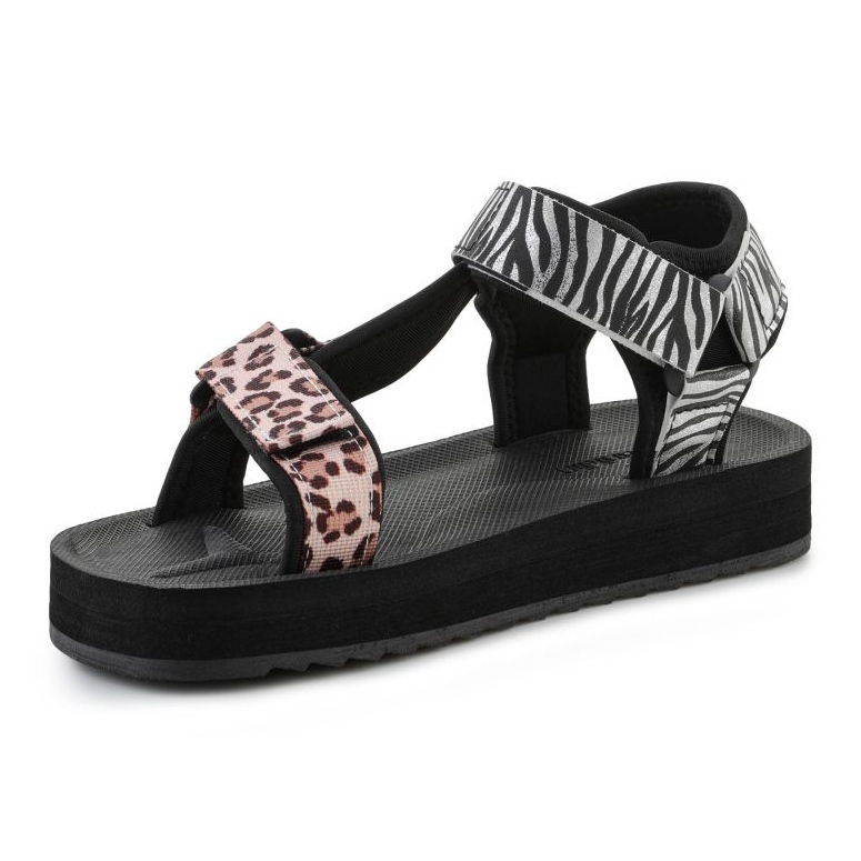 Sandaler D.Franklin Forest High Strips Animal Print DFSH404002-ABLA svart 3
