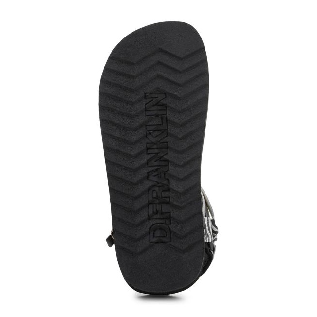 Sandaler D.Franklin Forest High Strips Animal Print DFSH404002-ABLA svart 4