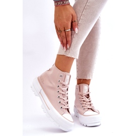 Naken Big Star Sneakers för kvinnor LL274157 rosa 1