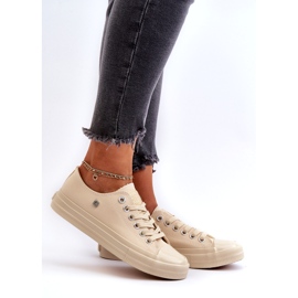 Klassiska damsneakers Big Star NN274286 Beige 4