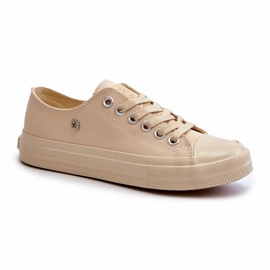 Klassiska damsneakers Big Star NN274286 Beige 3
