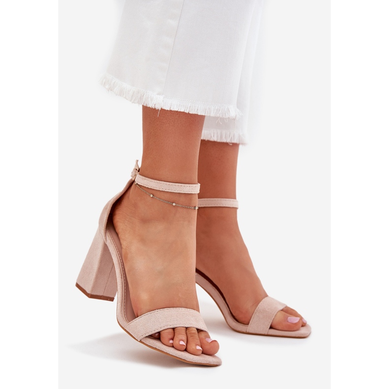 Boto Kvinnors sandaler på Eco Suede Post Beige Elirae 1