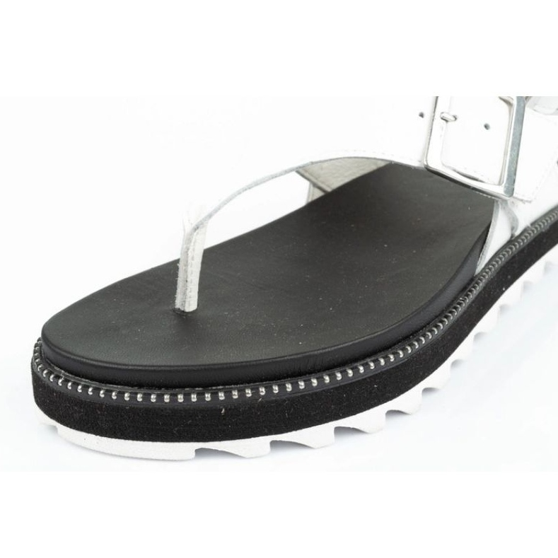 Kvinnors sandaler Sorel NL6272-125 flip-flops vit 5