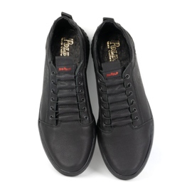 Polbut Herrskor i läder 2121/2 svart 3