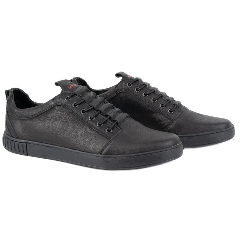 Polbut Herrskor i läder 2121/2 svart 5