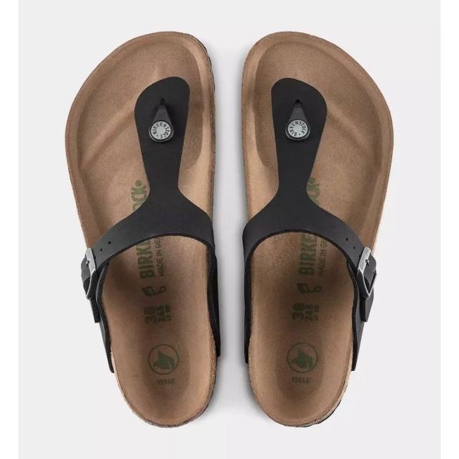 Mäns flip -flops Birkenstock Gizeh BS 1020380 svart 7