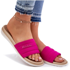 Kvinnors inblu SF000003 flip flops rosa 4