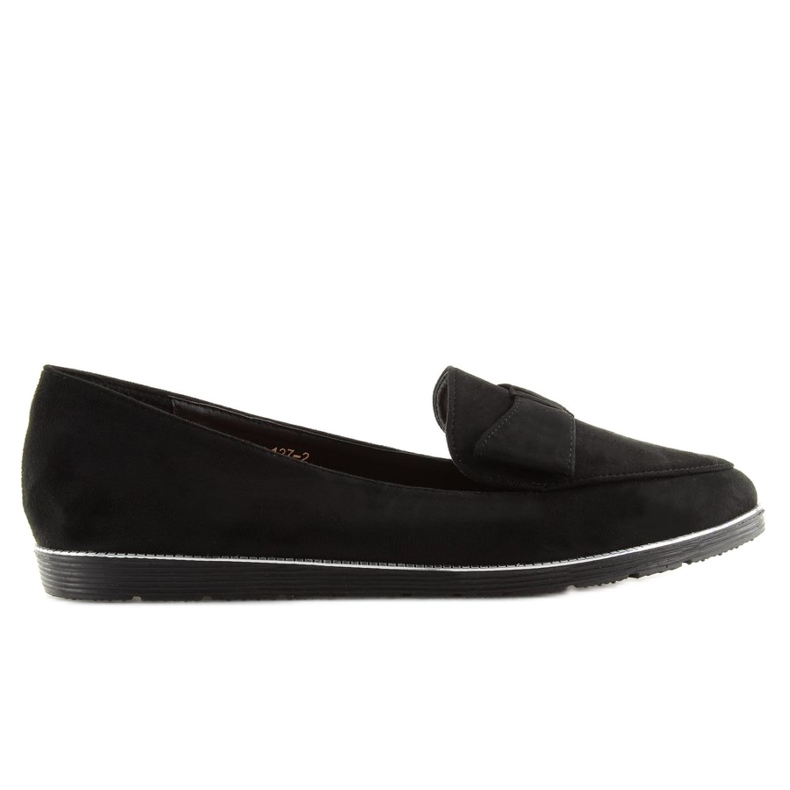 Svarta loafers för dam 127-2 svarta 2