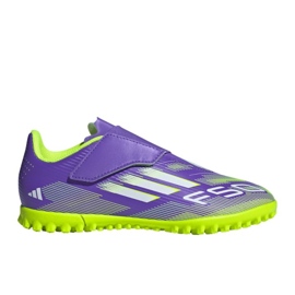 Adidas f50 klubb vel tf jr ji0034 fotbollsskor purpur 1