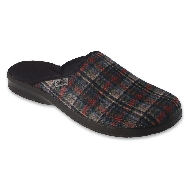 Befado herrtofflor pu 548M037 färgglada rutiga mångfärgad 1