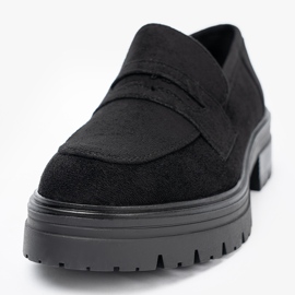 Diamantique Eleganta kvinnors skor på plattformen svart 1