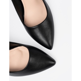 Sergio Leone Klassiska svarta pumpar på en hög häl 1