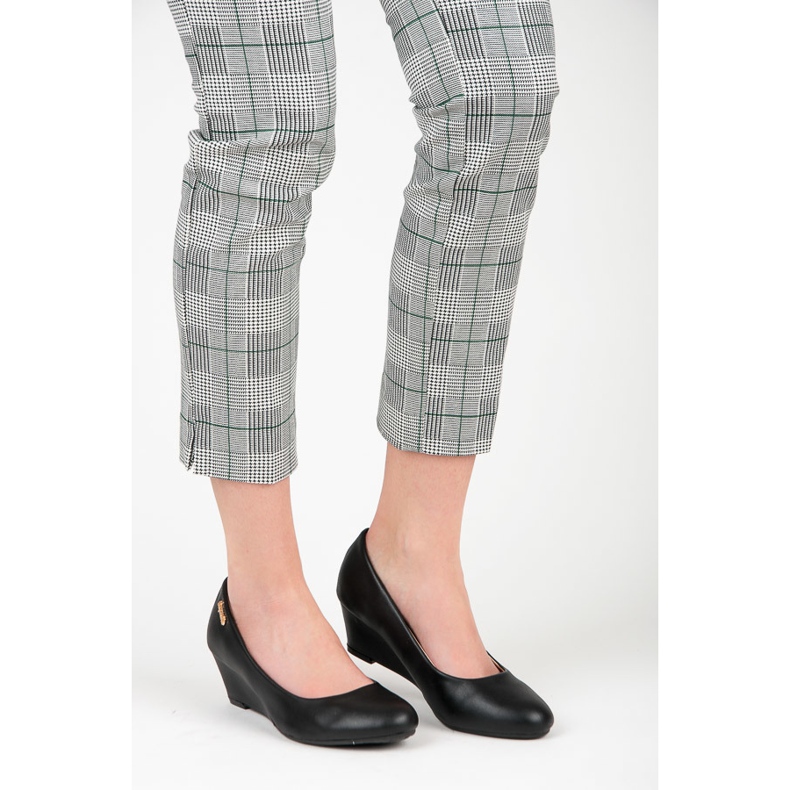 Super Me Svarta wedge pumps 2