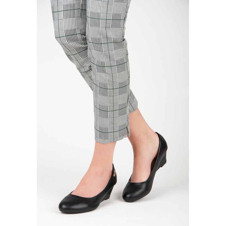 Super Me Svarta wedge pumps 1