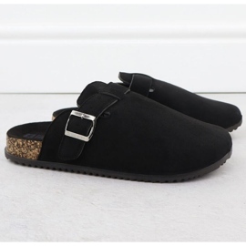 Big Star Suede Flip Flops i SS274736 INT2156A svart 2