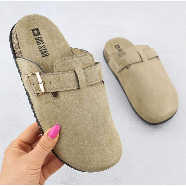 Big Star Suede Flip Flops i SS274738 INT2156B 1