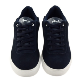 American Club Herrskor sneakers American 17003 marinblå sneakers 4