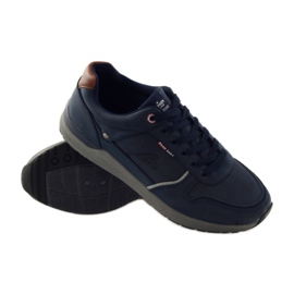 American Club Sportskor för män American 610184 marinblå sneakers 3