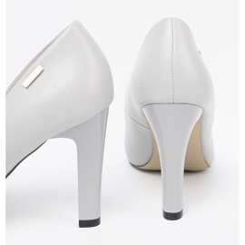 Goodin Grå klassiska höghöjda pumpar 1