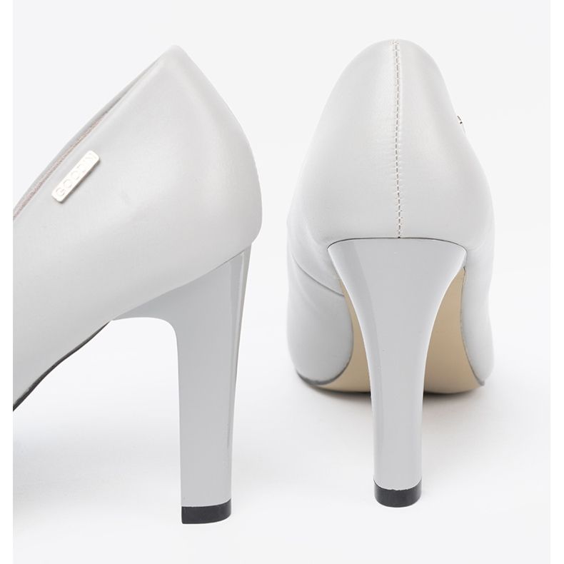 Goodin Grå klassiska höghöjda pumpar 1