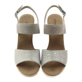 Caprice sandaler damskor 28701 grå 4