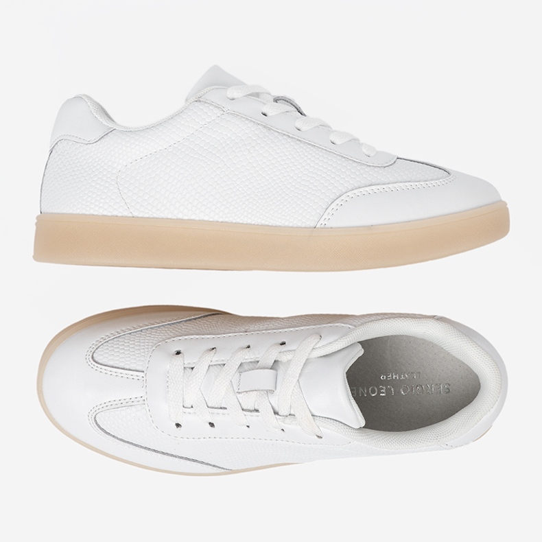 Sergio Leone Vita sneakers för kvinnor 1