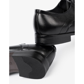 Shelvt Eleganta herrskor i klassisk svart och glans 1