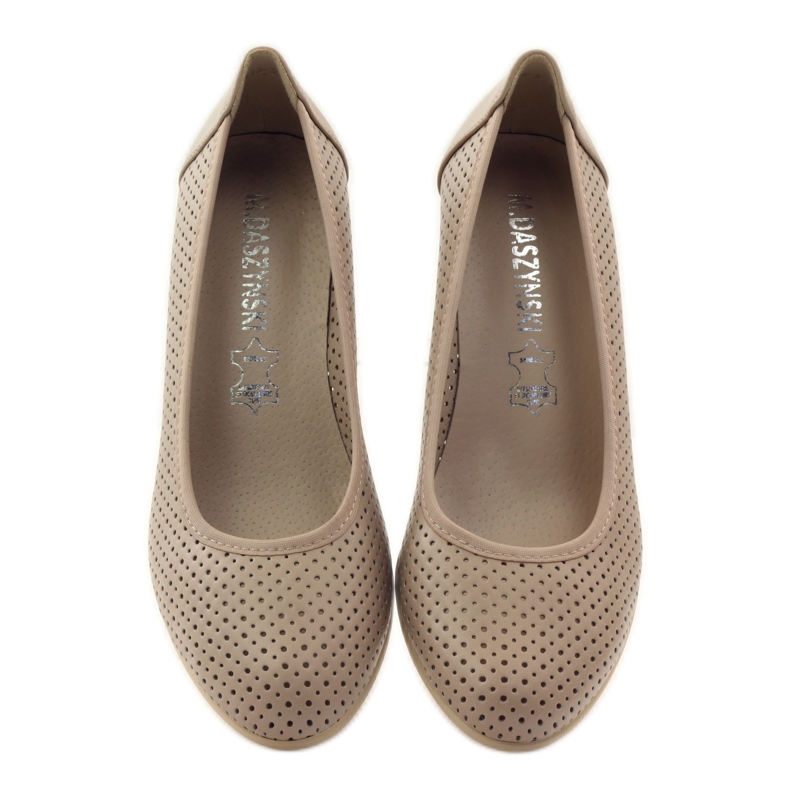 M.Daszyński Kilpumps dam Daszyński 113 beige 4