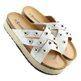 Vita espadrillotofflor CK22P vita 2