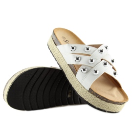 Vita espadrillotofflor CK22P vita 1