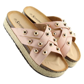 Tofflor espadrillor rosa CK22P rosa 2