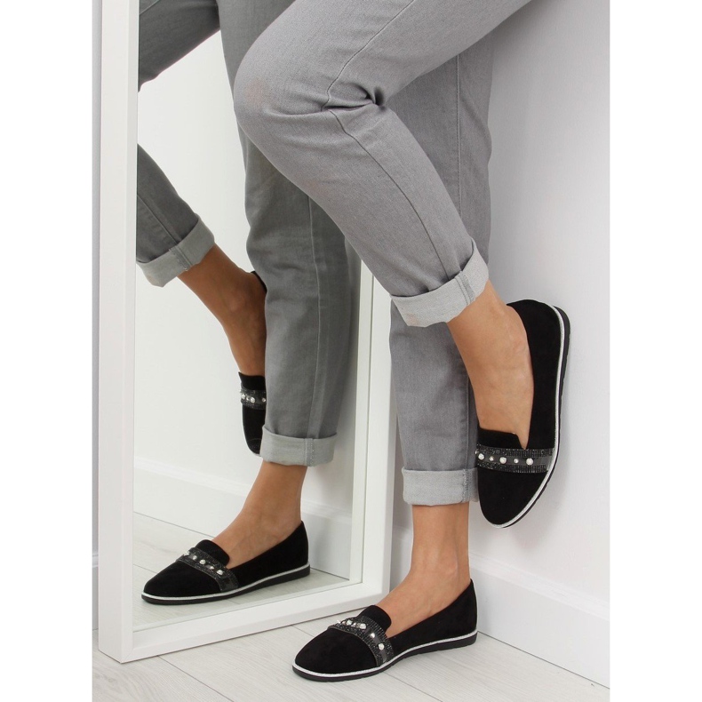 Svarta loafers lordsy JN-181 Svart 1