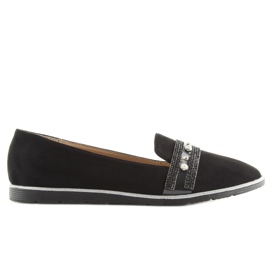 Svarta loafers lordsy JN-181 Svart 2
