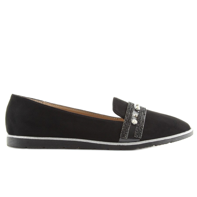 Svarta loafers lordsy JN-181 Svart 2