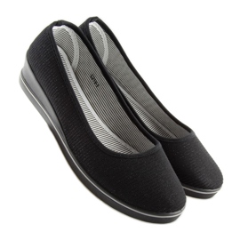 Svarta c21v svarta wedge ballerinas 1