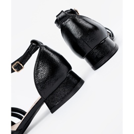 Goodin Elegant svart låghöjda sandaler 1