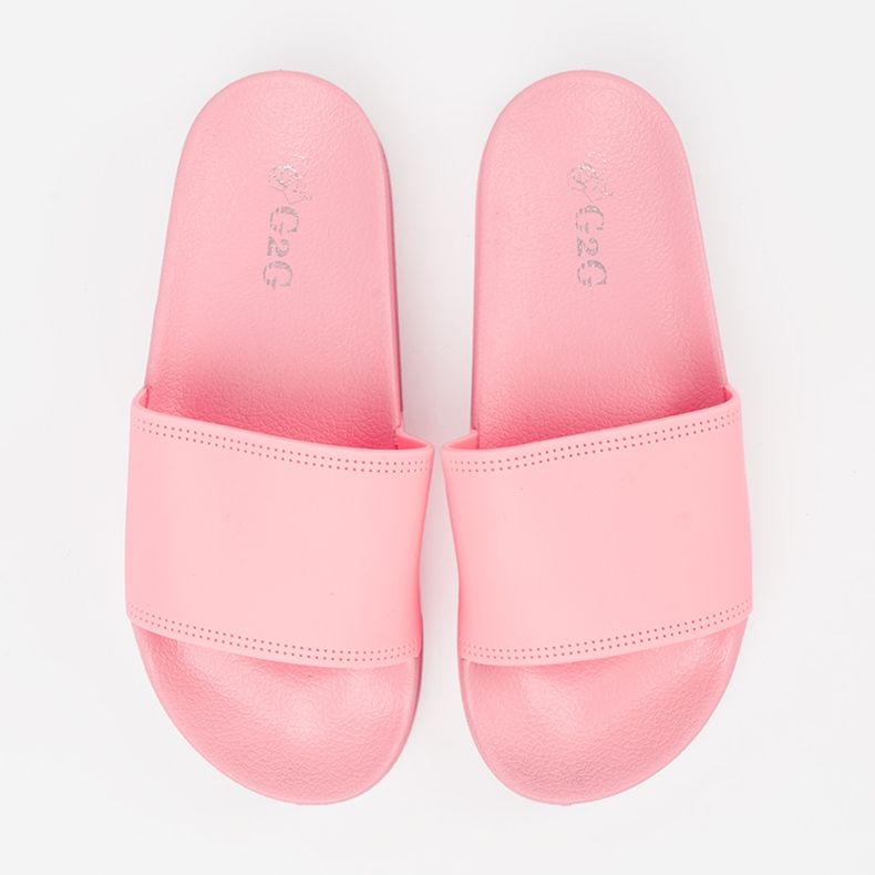 Shelvt Kvinnors sport flip flops rosa 1